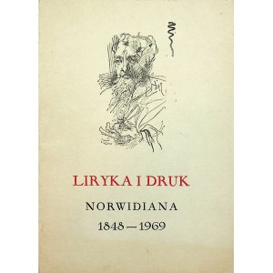 GOMULICKI Juliusz W. Liryka i druk - Katalog wystawowy książek Norwida