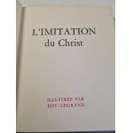 O NAŚLADOWANIU CHRYSTUSA - WYDANIE BIBLIOFILSKIE L'IMITATION DU CHRIST ILLUSTREE PAR EDY-LEGRAND, Wyd.1957