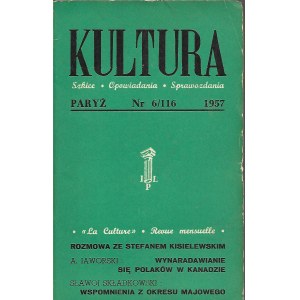 KULTURA PARYŻ Nr.6/116 1957 CZESŁAW MIŁOSZ