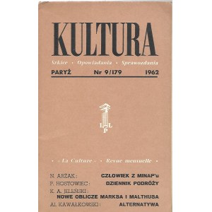 KULTURA PARYŻ Nr.9/179 1962 JELEŃSKI