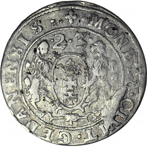 Zygmunt III Waza, Ort 1623, Gdańsk, oddalone S w GEDANENSIS