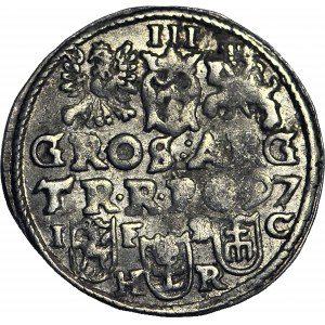 Zygmunt III Waza, Trojak 1597, Bydgoszcz, ładny