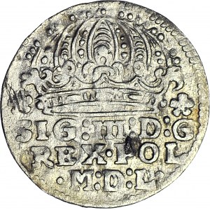 Zygmunt III Waza, Grosz 1613 Kraków, data 1.6.13: