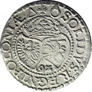 Zygmunt III Waza, Szeląg 1592, Malbork, ładny