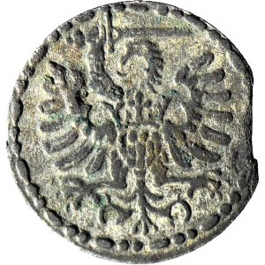 R-, Zygmunt III Waza, Denar 1590, Gdańsk, R3, rzadki rocznik