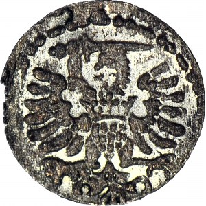 R-, Zygmunt III Waza, Denar 1595 Gdańsk, R2