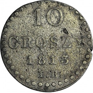 Księstwo Warszawskie, 10 groszy 1813 IB