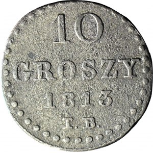 Księstwo Warszawskie, 10 Groszy 1813 IB