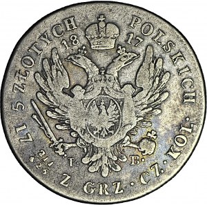 Królestwo Polskie, Aleksander I, 5 złotych 1817, mała korona