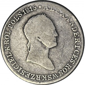 R-, Królestwo Polskie, Aleksander I, 5 złotych 1830 KG, najrzadsze, Berez. 15 zł