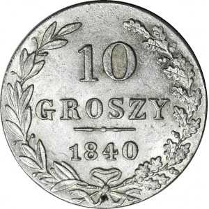 Królestwo Polskie, 10 groszy 1840, mennicze