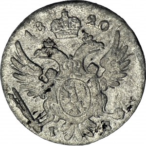 R-, Królestwo Polskie, 5 groszy 1820, rzadki rocznik, ładne