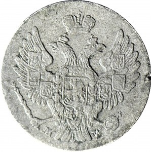 Królestwo Polskie, 5 groszy 1840, 5 w dacie prosto, niska