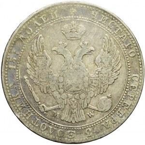 Zabór rosyjski, 5 złotych = 3/4 rubla 1837, Warszawa