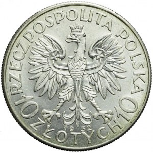 10 złotych 1932, Głowa, Londyn