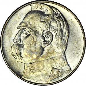 10 złotych 1935, Piłsudski, menniczy