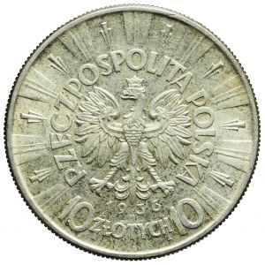 10 złotych 1936, Piłsudski