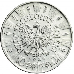 10 złotych 1936, Piłsudski