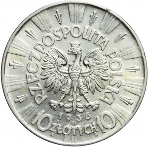 10 złotych 1936, Piłsudski