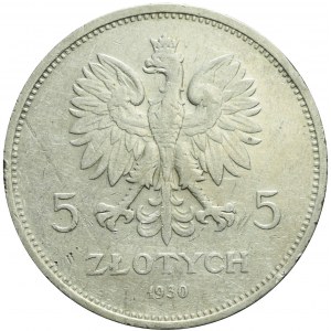 5 złotych 1930, Sztandar