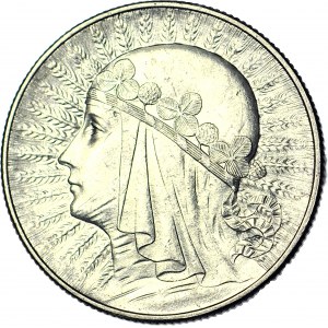 5 złotych 1933, Głowa, mennicza