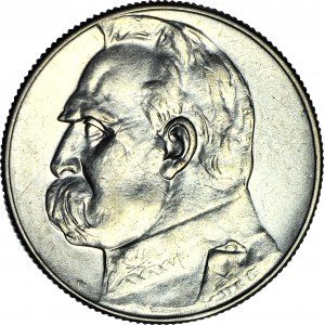 5 złotych 1934, Piłsudski, urzędowy, menniczy