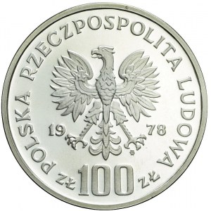 100 złotych 1978, Ochrona Środowiska, Bóbr, srebro