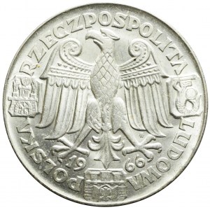 100 złotych 1966, Mieszko i Dąbrówka, PRÓBA, srebro