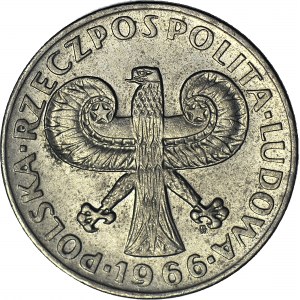 10 złotych 1966, Mała kolumna, mennicza