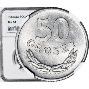 50 groszy 1967, najrzadszy rocznik
