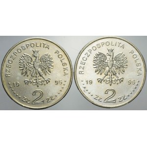 Zestaw, Dwie monety 2 złote 1996, Atlanta, mennicze