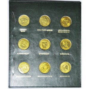 2 złote GN - Województwa, klaser z monetami 18 szt.