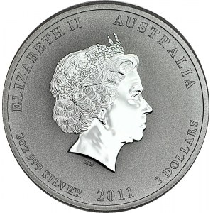 Australia, 2 dolary 2011, Rok Królika