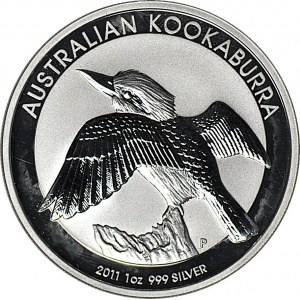 Australia, 1 dolar 2011, Kokakabura