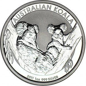 Australia, 1 dolar 2011, Koale
