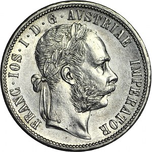 Austria, Franciszek Józef, 1 floren 1879, menniczy