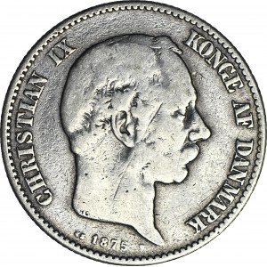 Dania, 2 korony 1875
