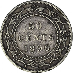 Canada, Newfoundland, 50 cents 1896