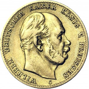 Niemcy, Prusy, Wilhelm I, 10 marek 1872 C, Frankfurt nad Menem