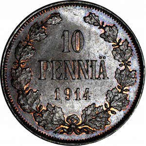 Finlandia, Okupacja rosyjska, Mikołaj II, 10 Pennia 1914
