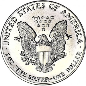 Stany Zjednoczone Ameryki (USA), 1 dolar Orzeł 1987, srebro