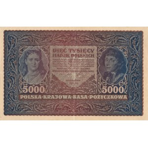 5.000 marek polskich 1920 -II Seria D