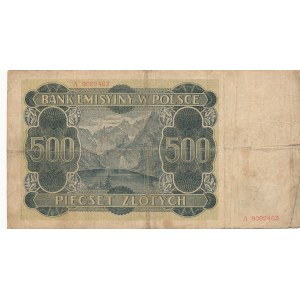 500 złotych 1940 - seria A
