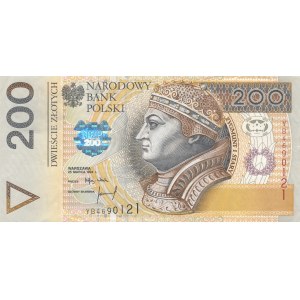 200 złotych 1994, ser YB, druga seria ZASTĘPCZA