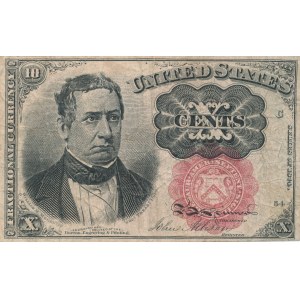 Stany Zjednoczone Ameryki (USA), 10 centów 1874, Fractional Currency, ser. C54