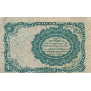 Stany Zjednoczone Ameryki (USA), 10 centów 1874, Fractional Currency, ser. C54