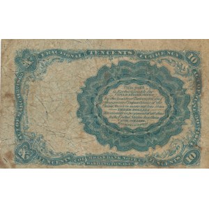 Stany Zjednoczone Ameryki (USA), 10 centów 1874, Fractional Currency, ser. N16