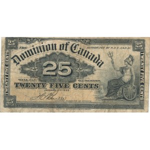 Kanada, Dominion of Canada, 25 centów 1900