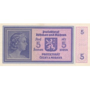 Protektorat Czech i Moraw, 5 Koron (1940)