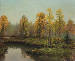 Wiktor KORECKI (1890-1980), Pejzaż jesienny